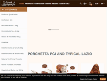 Tablet Screenshot of leonifood.com